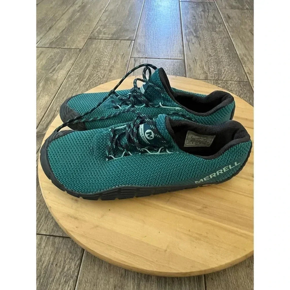 Merrell Womens Green Move Glove Minimalist Trainers Running Shoes Size 9 - Picture 2 of 5